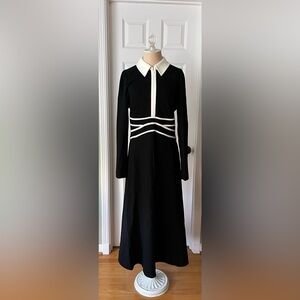 Me+Em Black and White Long Sleeve Dress